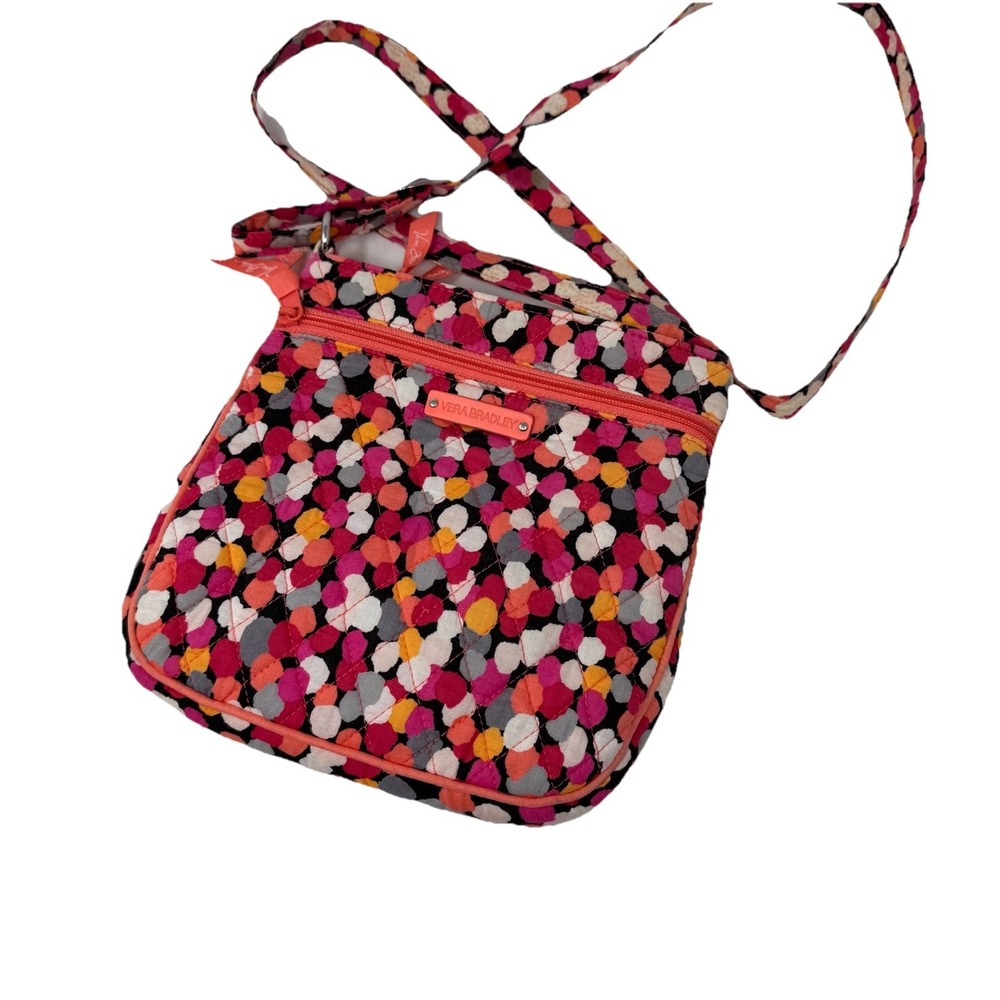 Vera Bradley Pixie Confetti Purse Little Hipster Crossbody Bag‎ Retired Pattern